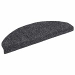 vidaXL Covorașe autoadezive pentru scări, 30 buc., 65x21x4 cm, gri închis, semirotunde, mari vidaXL Covorașe autoadezive pentru scări, 30 buc., 65x21x4 cm, gri închis, semirotunde, mari