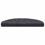 vidaXL Covorașe autoadezive pentru scări, 30 buc., 65x21x4 cm, gri închis, semirotunde, mari vidaXL Covorașe autoadezive pentru scări, 30 buc., 65x21x4 cm, gri închis, semirotunde, mari