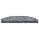 vidaXL Covorașe autoadezive pentru scări, 30 buc., 65x21x4 cm, gri deschis, semirotunde, mari vidaXL Covorașe autoadezive pentru scări, 30 buc., 65x21x4 cm, gri deschis, semirotunde, mari