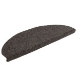 vidaXL Covorașe pentru scări autoadezive, 30 buc., 65x21x4 cm, antracit, semirotunde, mari vidaXL Covorașe pentru scări autoadezive, 30 buc., 65x21x4 cm, antracit, semirotunde, mari