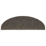 vidaXL Covorașe pentru scări autoadezive, 30 buc., 65x21x4 cm, antracit, semirotunde, mari vidaXL Covorașe pentru scări autoadezive, 30 buc., 65x21x4 cm, antracit, semirotunde, mari
