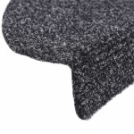vidaXL Covorașe autoadezive pentru scări, 20 buc., 56x17x3 cm, gri închis, semirotunde vidaXL Covorașe autoadezive pentru scări, 20 buc., 56x17x3 cm, gri închis, semirotunde