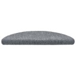 vidaXL Covorașe autoadezive pentru scări, 20 buc., 56x17x3 cm, gri deschis, semirotunde vidaXL Covorașe autoadezive pentru scări, 20 buc., 56x17x3 cm, gri deschis, semirotunde