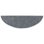 vidaXL Covorașe autoadezive pentru scări, 20 buc., 56x17x3 cm, gri deschis, semirotunde vidaXL Covorașe autoadezive pentru scări, 20 buc., 56x17x3 cm, gri deschis, semirotunde