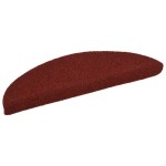 vidaXL Covorașe pentru scări autoadezive, 20 buc., 56x17x3 cm, roșu bordeaux, semirotunde vidaXL Covorașe pentru scări autoadezive, 20 buc., 56x17x3 cm, roșu bordeaux, semirotunde