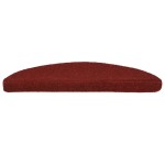 vidaXL Covorașe pentru scări autoadezive, 20 buc., 56x17x3 cm, roșu bordeaux, semirotunde vidaXL Covorașe pentru scări autoadezive, 20 buc., 56x17x3 cm, roșu bordeaux, semirotunde