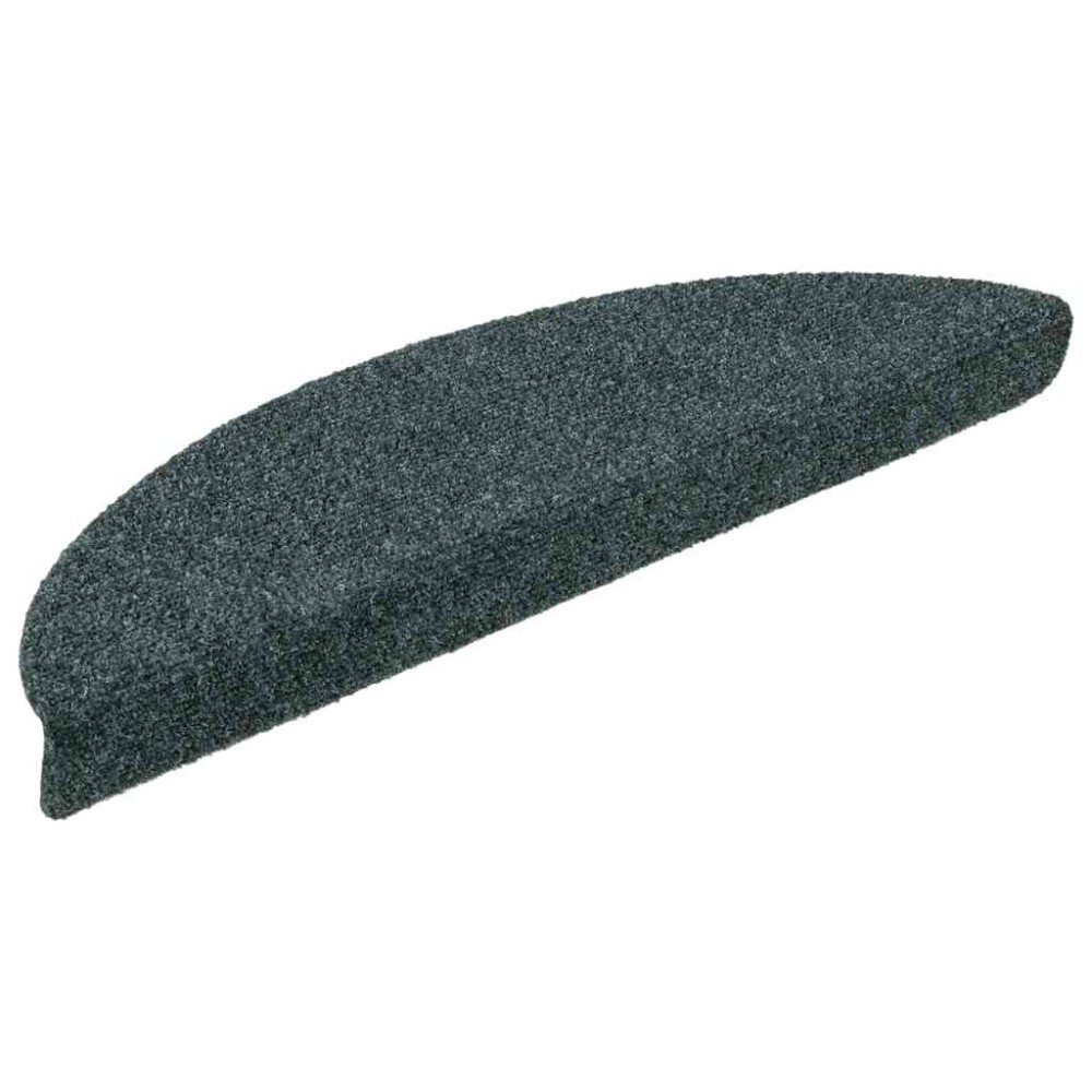 vidaXL Covorașe autoadezive pentru scări, 20 buc., 56x17x3 cm, semirotunde, verzi