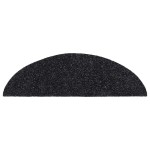 vidaXL Covorașe autoadezive pentru scări, 30 buc., 56x17x3 cm, negre, semirotunde vidaXL Covorașe autoadezive pentru scări, 30 buc., 56x17x3 cm, negre, semirotunde