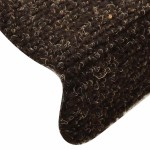 vidaXL Covorașe autoadezive pentru scări, 30 buc., 56x17x3 cm, maro închis, semirotunde vidaXL Covorașe autoadezive pentru scări, 30 buc., 56x17x3 cm, maro închis, semirotunde