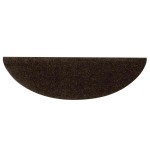 vidaXL Covorașe autoadezive pentru scări, 30 buc., 56x17x3 cm, maro, semirotunde