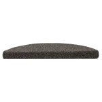 vidaXL Covorașe pentru scări autoadezive, 30 buc., 56x17x3 cm, antracit, semirotunde