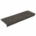 vidaXL Covorașe autoadezive pentru scări, 30 buc., 65x21x4 cm, antracit, cu margine dreptunghiulară vidaXL Covorașe autoadezive pentru scări, 30 buc., 65x21x4 cm, antracit, cu margine dreptunghiulară