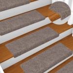 vidaXL Covorașe autoadezive pentru scări, 30 buc., 65x21x4 cm, bej, cu margini dreptunghiulare vidaXL Covorașe autoadezive pentru scări, 30 buc., 65x21x4 cm, bej, cu margini dreptunghiulare