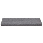vidaXL Covorașe autoadezive pentru scări, 20 buc., 65x21x4 cm, gri deschis, cu margini dreptunghiulare vidaXL Covorașe autoadezive pentru scări, 20 buc., 65x21x4 cm, gri deschis, cu margini dreptunghiulare