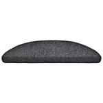vidaXL Covorașe scări, 30 buc., 56x17x3 cm, antracit, semirotunde vidaXL Covorașe scări, 30 buc., 56x17x3 cm, antracit, semirotunde