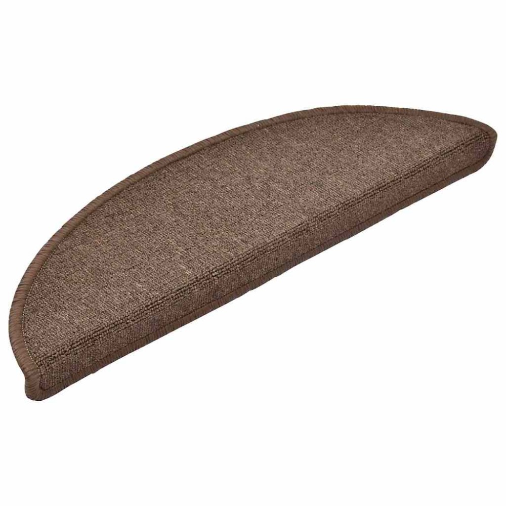 vidaXL Covorașe scară 30 buc cafea maro 56x17x3 cm