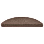 vidaXL Covorașe scări, 30 buc., 56x17x3 cm, maro cafea, semirotunde vidaXL Covorașe scări, 30 buc., 56x17x3 cm, maro cafea, semirotunde