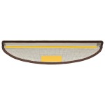 vidaXL Covorașe scări, 30 buc., 56x17x3 cm, maro cafea, semirotunde vidaXL Covorașe scări, 30 buc., 56x17x3 cm, maro cafea, semirotunde