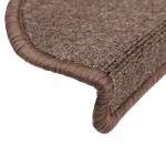 vidaXL Covorașe scări, 30 buc., 56x17x3 cm, maro cafea, semirotunde vidaXL Covorașe scări, 30 buc., 56x17x3 cm, maro cafea, semirotunde