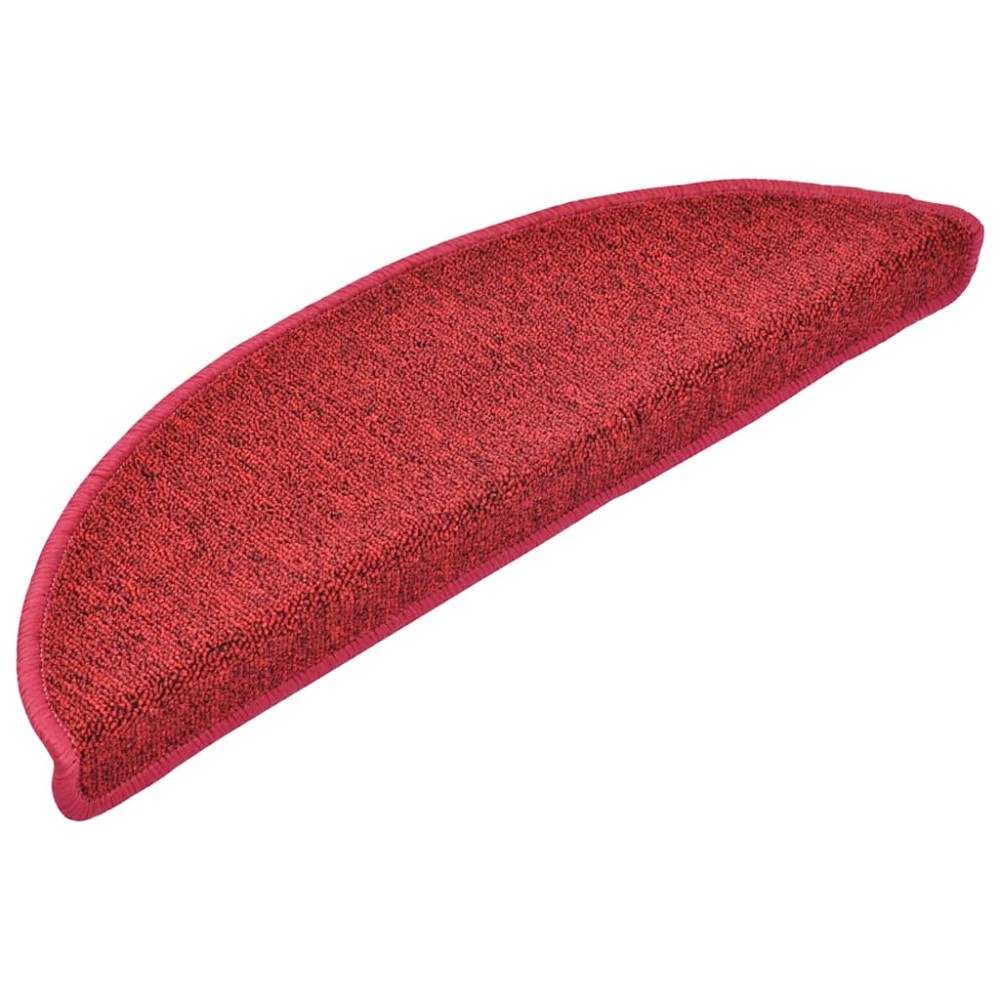 vidaXL Covorașe scară 30 buc Roșu Bordeaux 56x17x3 cm