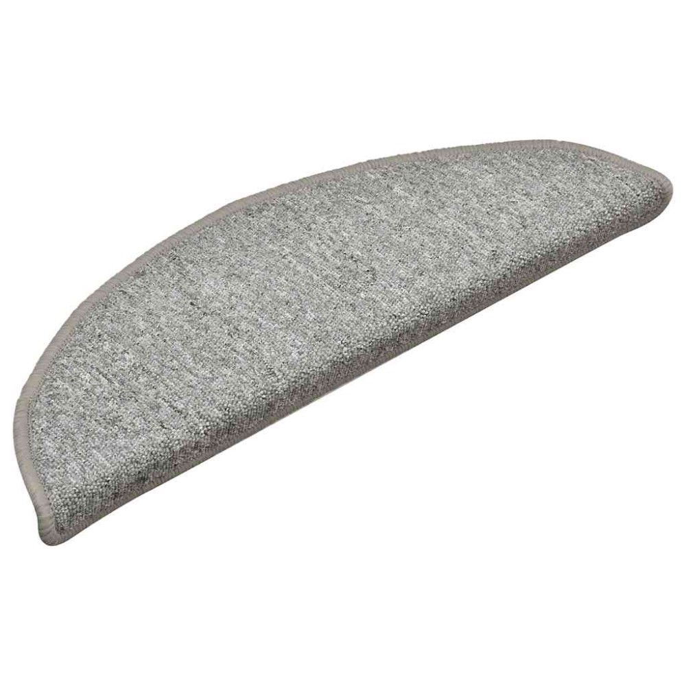 vidaXL Covorașe scară 30 buc gri deschis 56x17x3 cm