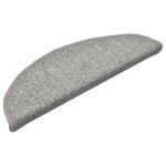 vidaXL Covorașe pentru scări, 30 buc., 56x17x3 cm, gri deschis, semirotunde vidaXL Covorașe pentru scări, 30 buc., 56x17x3 cm, gri deschis, semirotunde