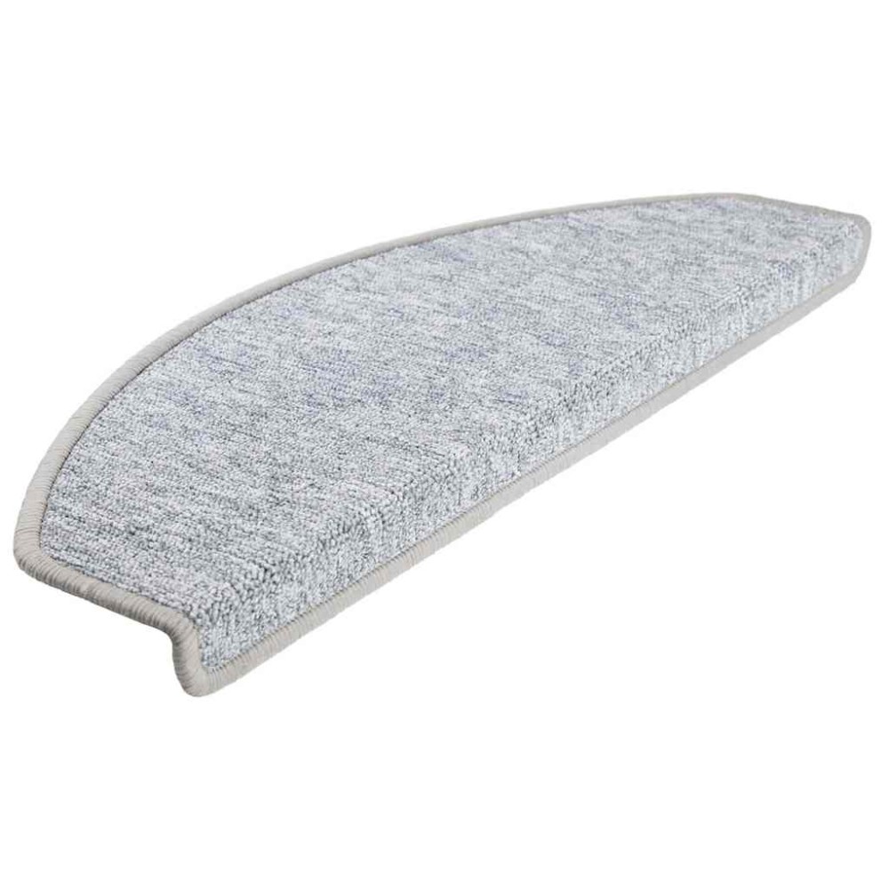 vidaXL Covorașe scară 30 buc gri deschis 65x24x4 cm
