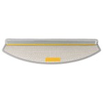 vidaXL Covorașe pentru scări, 30 buc., 65x24x4 cm, gri deschis, semirotunde, mari