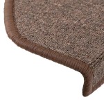 vidaXL Covorașe scări, 30 buc., 65x24x4 cm, maro cafea, semirotunde, mari vidaXL Covorașe scări, 30 buc., 65x24x4 cm, maro cafea, semirotunde, mari
