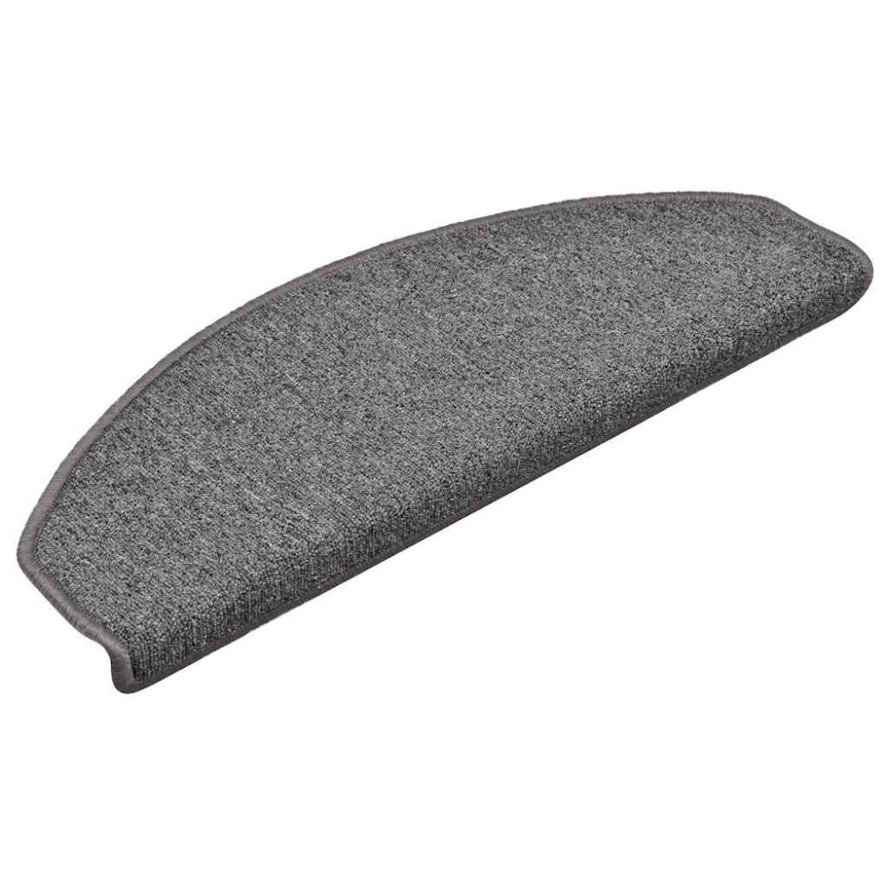 vidaXL Covorașe scară 30 buc gri închis 65x24x4 cm