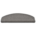 vidaXL Covorașe pentru scări, 30 buc., 65x24x4 cm, gri închis, semirotunde, mari vidaXL Covorașe pentru scări, 30 buc., 65x24x4 cm, gri închis, semirotunde, mari