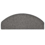 vidaXL Covorașe pentru scări, 30 buc., 65x24x4 cm, gri închis, semirotunde, mari vidaXL Covorașe pentru scări, 30 buc., 65x24x4 cm, gri închis, semirotunde, mari