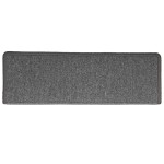 vidaXL Covorașe pentru scări, 30 buc., 65x21x4 cm, gri închis, cu margini dreptunghiulare