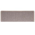 vidaXL Covorașe pentru scări, 30 buc., 65x21x4 cm, maro deschis, cu margini dreptunghiulare
