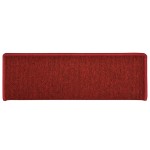 vidaXL Covorașe pentru scări, 30 buc., 65x21x4 cm, margini dreptunghiulare, Bordeaux vidaXL Covorașe pentru scări, 30 buc., 65x21x4 cm, margini dreptunghiulare, Bordeaux