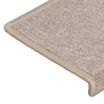 vidaXL Covorașe pentru scări, 30 buc., 65x21x4 cm, margini dreptunghiulare, gri taupe vidaXL Covorașe pentru scări, 30 buc., 65x21x4 cm, margini dreptunghiulare, gri taupe