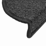 vidaXL Covorașe scară 20 buc Antracit 56x17x3 cm