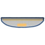vidaXL Covorașe pentru scări, 20 buc., 56x17x3 cm, semirotunde, albastre