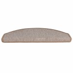vidaXL Covorașe scară 20 buc maro deschis 65x24x4 cm