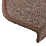 vidaXL Covorașe scară 20 buc cafea maro 65x24x4 cm