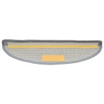 vidaXL Covorașe pentru scări, 30 buc., 56x17x3 cm, gri, semirotunde