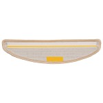 vidaXL Covorașe pentru scări, 30 buc., 56x17x3 cm, crem, semirotunde vidaXL Covorașe pentru scări, 30 buc., 56x17x3 cm, crem, semirotunde