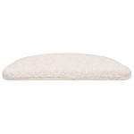 vidaXL Covorașe pentru scări, 30 buc., 56x17x3 cm, albe, semirotunde vidaXL Covorașe pentru scări, 30 buc., 56x17x3 cm, albe, semirotunde