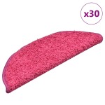 vidaXL Covorașe pentru scări, 30 buc., 56x17x3 cm, roz, semirotunde vidaXL Covorașe pentru scări, 30 buc., 56x17x3 cm, roz, semirotunde