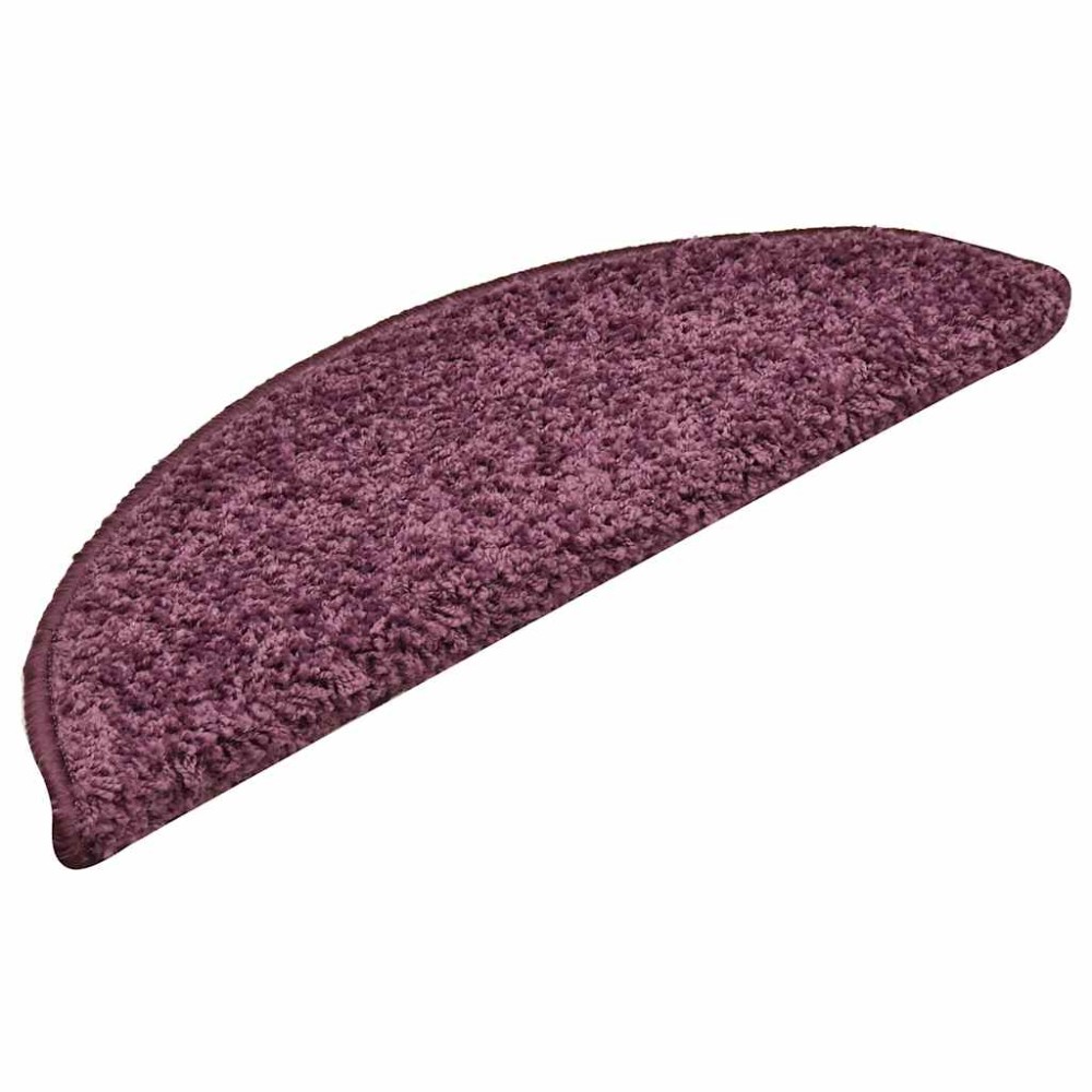 vidaXL Covorașe scară 30 buc violet închis 56x17x3 cm