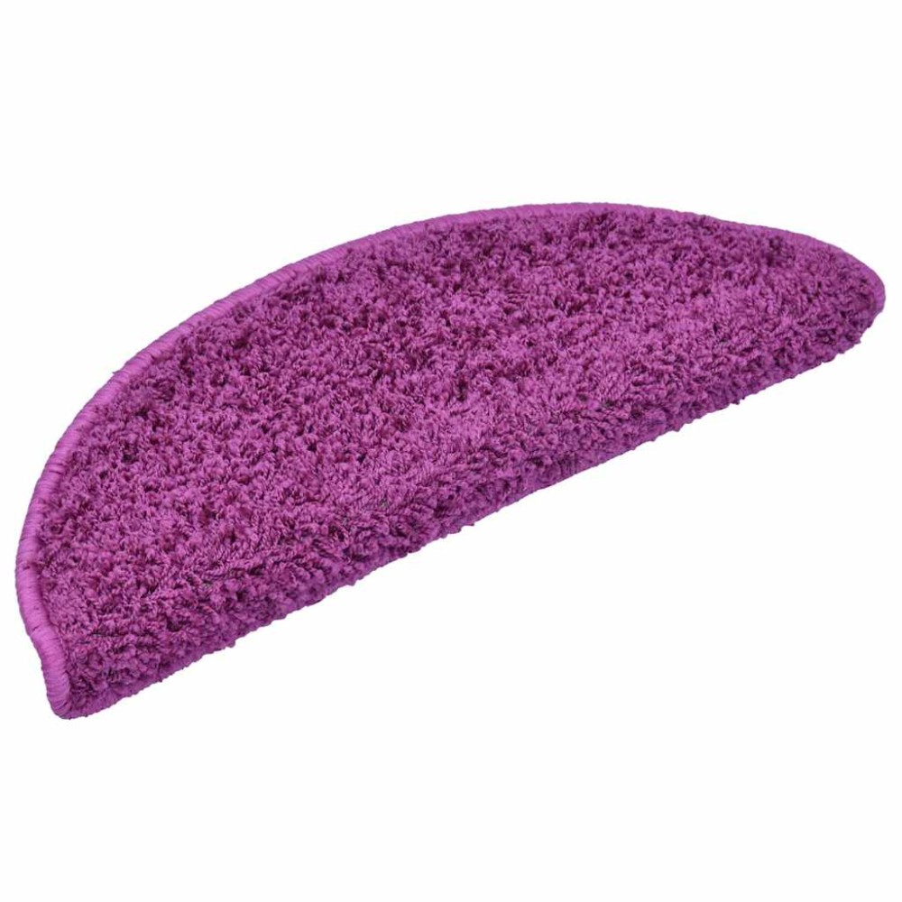 vidaXL Covorașe scară 30 buc Violet 65x21x4 cm