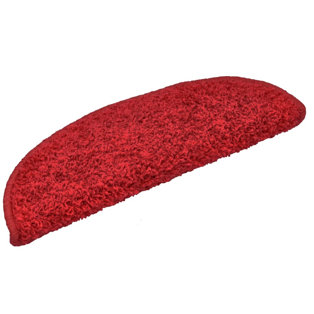 vidaXL Covorașe scară 30 buc roșu 65x21x4 cm