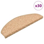 vidaXL Covorașe pentru scări, 30 buc., 65x21x4 cm, aurii, semirotunde, mari vidaXL Covorașe pentru scări, 30 buc., 65x21x4 cm, aurii, semirotunde, mari