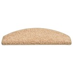 vidaXL Covorașe pentru scări, 30 buc., 65x21x4 cm, aurii, semirotunde, mari vidaXL Covorașe pentru scări, 30 buc., 65x21x4 cm, aurii, semirotunde, mari