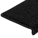 vidaXL Covorașe pentru scări, 30 buc., 65x21x4 cm, margini dreptunghiulare, negre vidaXL Covorașe pentru scări, 30 buc., 65x21x4 cm, margini dreptunghiulare, negre